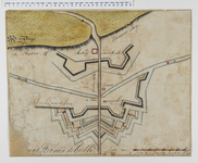 2101 Plattegrond van het fort aan de Grebbe